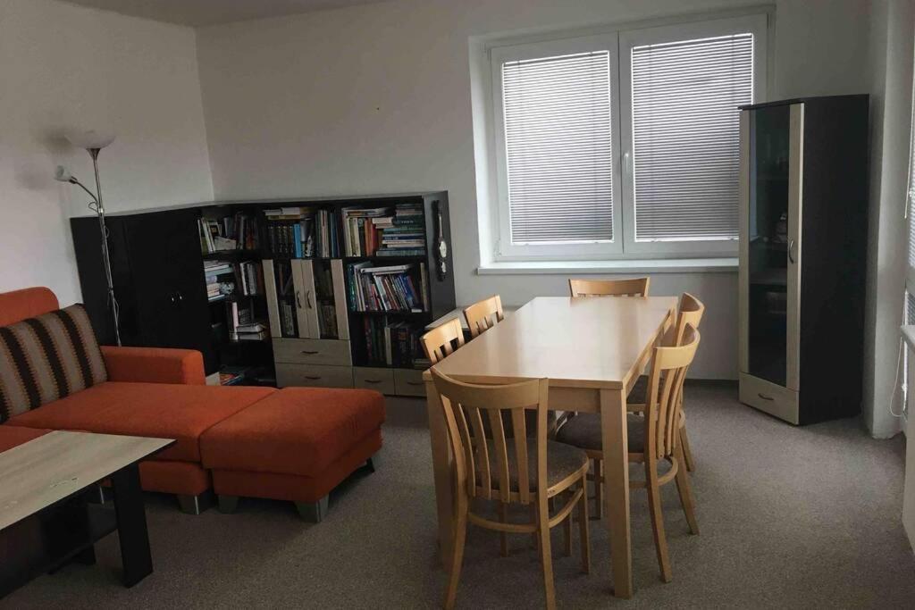 Family Apartment With Garden And Parking Spot Ceske Budejovice Ngoại thất bức ảnh