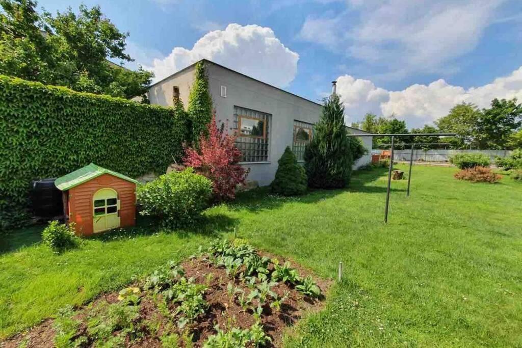 Family Apartment With Garden And Parking Spot Ceske Budejovice Ngoại thất bức ảnh